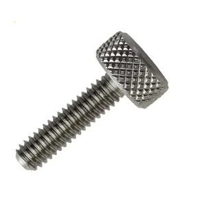 high precision stainless steel customized standoff knurled M6 thumb screw
