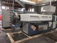 Ligne d'extrusion de monofilament PET, machine extrudeuse de fil, extrudeuse de monofilament à double vis pour filet de pêche