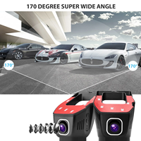 Kamera Dashcam Dual Lens 1920 1080P Otomatis, Kamera Spion Belakang, WiFi, Layar OLED 7 inci, DVR BMW 1/3/5/X1/X3/X5 CE&ISO ADAS Tahan Air 5G
