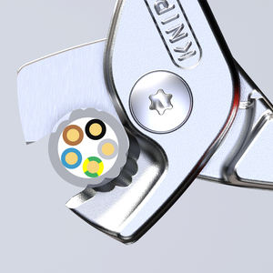 KNIPEX 95 11 160 กรรไกรตัดสายเคเบิลสเต็ปคัทเคลือบพลาสติก ขัดเงา 160 มม. - Product Image 3