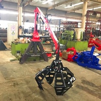 Fabriek Direct!! 35hp/40hp Tractor Gemonteerd Palm Olie Fruit Grabber Harvester Hot In Maleisië
