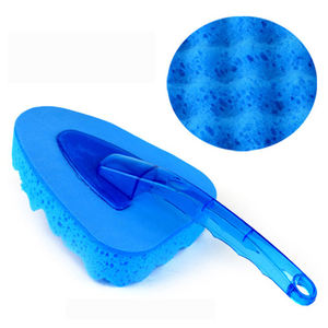 Brosse éponge en mousse haute densité pour lavage de voiture portable en gros Outil de brosse de lavage de voiture Éponge de nettoyage de voiture avec poignée - Product Image 1