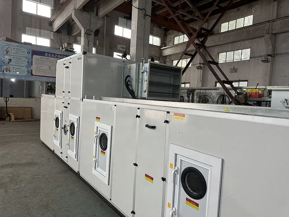 Industrial Desiccant Dehumidifier drying system AHU large ventilation air conditioner