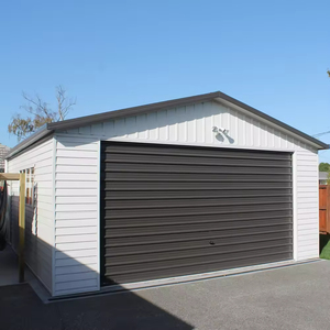 Modern Steel Prefab Carport Barn with One Roller Door for Outdoor Garage Parking and Storage - Product Image 6