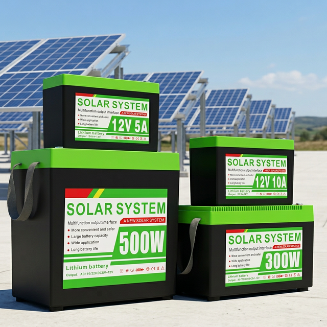 220V Solar Portable Power Station 100W-2000W Lithium Ion External Battery Backup Power Home Emergency Camping Outdoor Grid Use