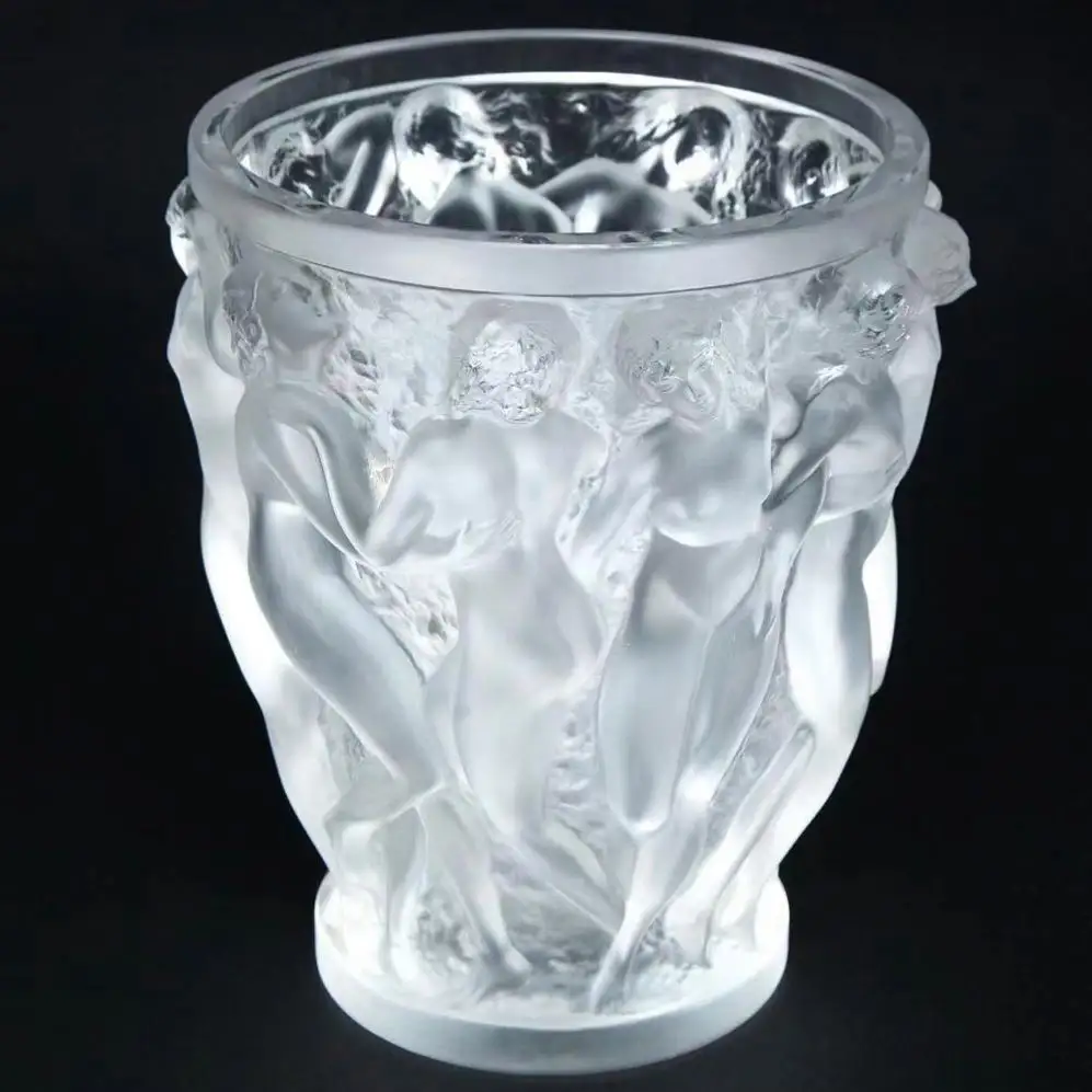 Handmade top design crystal flower vase with gift boxes for home decor crystal gifts vase