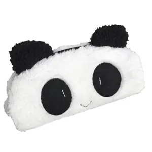 Großhandel Hochwertige 3D Plüsch Panda Pen Box Kosmetik taschen Reise Make-up Tasche Bleistift Tasche