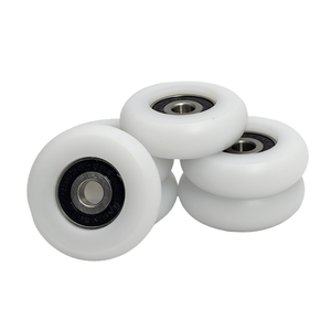 عجلة بلاستيكية مستديرة من البولي أوكسي ميثيلين مع محمل من الفولاذ المقاوم للصدأ 420 مقاس 6×34×10 مم - بديل متين وهادئ لعجلة مقعد التجديف - Product Image 3