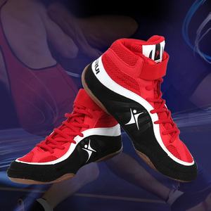 Chaussures de lutte pour femmes et hommes, vente chaude 2023, en microfibre et cuir - Product Image 2