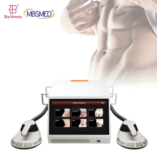Newest 2 Handles 7 Tesla Ems Body Sculpt Neo Device Non-Invasive Muscle Stimulator Machine