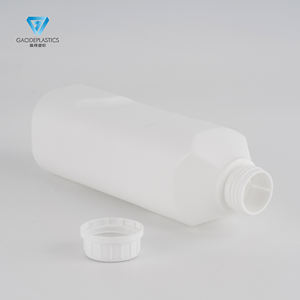 공장 판매 사각 플라스틱 병 나사 캡 1L 플라스틱 병 도매 빈 사각 어깨 병 - Product Image 3