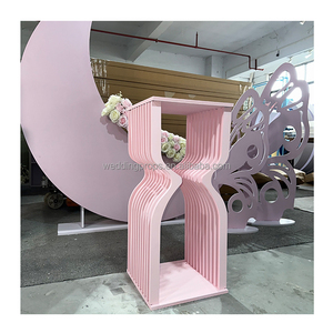 Prix usine Gâteau Présentoir Acrylique Stands Dessert Table Ronde Cylindre Piédestal - Product Image 5