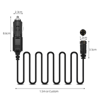 Chargeur de voiture GPS lumineux pour allume-cigare, adaptateur de chargeur automobile DC-DC