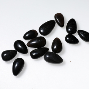<span class=keywords><strong>Prix</strong></span> d'usine Pierres de guérison en cristal <span class=keywords><strong>Obsidienne</strong></span> noire Drop Tumbled Stones - Product Image 3
