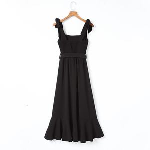 Nuevo Vestido Midi Elegante Estilo Europeo y Americano para Mujer, Falda Camisola con Temperamento Francés para Dama - Product Image 6