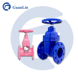 Guanlin 20 "DN50 dn800 Hướng dẫn sử dụng tín hiệu kim loại ngồi 60cm nêm dn300 6 Nước 80mm 100mm 8 inch Van cổng với giá - Product Image 1