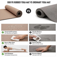 Tapis de gym double rond personnalisé, design piste de course, bord sans couture, protection antidérapante pour garage et maison