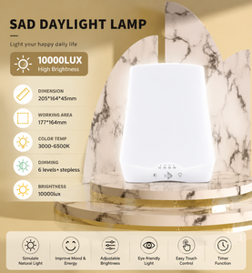 Meilleure <span class=keywords><strong>lampe</strong></span> anti-dépression au Royaume-Uni, haute qualité, pour usage domestique et au bureau, <span class=keywords><strong>lampe</strong></span> de thérapie LED, lumière du soleil <span class=keywords><strong>10000</strong></span> <span class=keywords><strong>Lux</strong></span> pour la dépression - Product Image 1