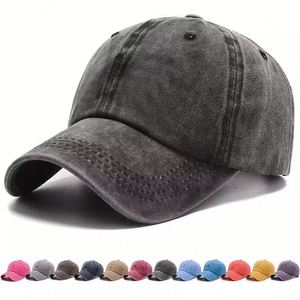 Women's Retro Japanese Style <b>Baseball</b> <b>Cap</b> Summer Washed Cotton Soft Top <b>Black</b> Antiqued Hat Artistic Design Printed for Outdoor - Product Image 1