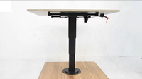 Pièces et accessoires pour camping-cars, pied de table pneumatique, pied de table relevable et rotatif pour camping-car, déplacement à quatre directions, plateau de table manuel
