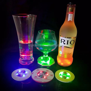 Giáng sinh RGB <span class=keywords><strong>LED</strong></span> chai đế lót ly Flash Light Up cup đế lót ly cho ramadan tốt nghiệp Ngày Valentine & Tạ Ơn - Product Image 6