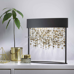 <strong>Italian</strong> Style Modern Floor <strong>Lamp</strong> Light Luxury Classical Style Modern Crystal Table <strong>Lamps</strong> for Living Room Dining Room Bedroom - Product Image 2