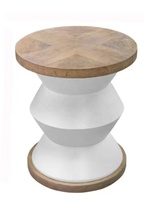 Table basse convertible Osidi de style moderne en GRC - Meubles de salon et de maison, design gris antique, garantie de 3 ans