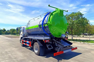 Custom Shacman 10000L Vacuum Fecal <b>Suction</b> Truck Suitable for toilet waste & river sludge cleaning hot sale in Africa - Product Image 4