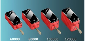 Gran Oferta personalizada de alta capacidad 10000mAh 50000mAh cargador móvil portátil banco de energía pantalla LED batería de polímero de litio - Product Image 6