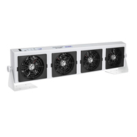 Hängender, geräuscharmer ABS-Vierkopf-Ionisierungsventilator mit großer Reichweite zur Staubentfernung für die Halbleiterindustrie ST104H