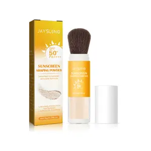 JAYSUING Oil Control Long Lasting Natural Makeup Matte Setting Loose Powder Sunscreen SPF 50 Powder Brush