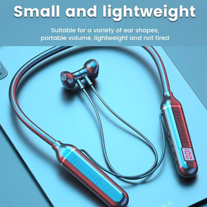 G09 Auricolari Wireless con Fascia da Collo, 200 <span class=keywords><strong>Ore</strong></span> di Autonomia, Chiamate BT, Scheda TF, Doppia Modalità, Attrazione Magnetica Naturale, Impermeabili e Resistenti al Sudore - Product Image 5