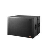 Système de sonorisation professionnel à prix d'usine, caisson de basses simple de 18 pouces, système de haut-parleurs en ligne
