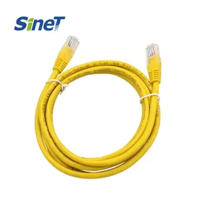 SN-PC6-26Y黄色可选6类跳线非屏蔽UTP Rj 45网络电缆3英尺/7英尺/10英尺/20英尺/50英尺6类跳线