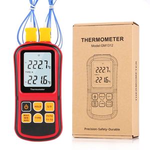 Gm1312 kỹ thuật số cặp nhiệt điện nhiệt kế chuyên nghiệp Nhiệt độ Tester với LCD đèn nền - Product Image 6