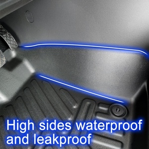 Alfombrilla de TPE para Auto, Marca KQD, Diseño Perfecto, de Plástico y Goma, Compatible con Toyota Prado 2018 - Product Image 5