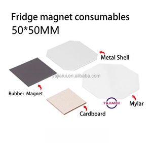 50*50mm vuông tay Báo Chí tủ lạnh nam châm máy làm tùy chỉnh hình ảnh tủ lạnh nam châm nút nhà sản xuất nút Máy Kit - Product Image 6