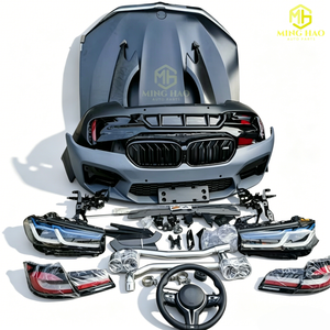 Kit de pare-chocs avant et arrière <span class=keywords><strong>M5</strong></span> amélioré, best-seller, pour <span class=keywords><strong>BMW</strong></span> Série 5 F18, comprenant phares, feux arrière, capot moteur et garde-boue. - Product Image 2