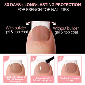 <span class=keywords><strong>Uñas</strong></span> Postizas Blancas con Punta Francesa - <span class=keywords><strong>Uñas</strong></span> Postizas Brillantes con Aspecto Natural, <span class=keywords><strong>Uñas</strong></span> Adhesivas de Calidad Profesional para Mujer - Product Image 4