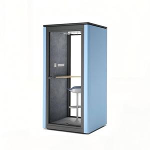 Cabine individuelle en aluminium pour la réduction du bruit, design européen, pour les réunions de bureau, les bureaux à domicile, les appartements, les salons, les hôtels, les centres commerciaux - Product Image 1
