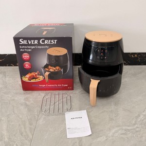 Freidora de Aire Moderna de 6L, Gran Capacidad, Control Táctil Inteligente, Sin Aceite, Baja en Grasa, Freidora Eléctrica Doméstica, Interior Antiadherente Seguro para Alimentos - Product Image 3