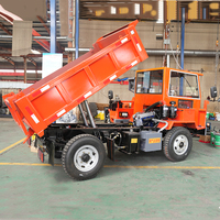 Véhicule de service souterrain Machines minières Camion à benne basculante Camion à scories pour l'exploitation minière souterraine Mini camion à benne basculante articulé
