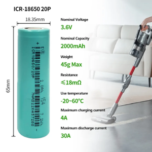 Rechargeable Original Véritable E Ve <span class=keywords><strong>Inr</strong></span> <span class=keywords><strong>18650</strong></span> <span class=keywords><strong>2000mah</strong></span> 3.7v 15C 30A Drone Batterie 3.7v <span class=keywords><strong>2000mah</strong></span> <span class=keywords><strong>18650</strong></span> p - Product Image 5