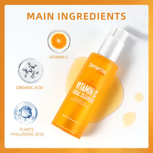Nettoyant Visage Éclaircissant à la Vitamine C, <span class=keywords><strong>Mousse</strong></span> Nettoyante en Profondeur pour Éliminer la Graisse - Product Image 2