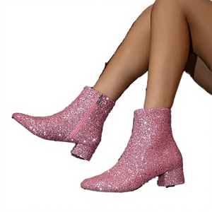 Women's Ankle <b>Boots</b> High Heel Pointed Toe Rubber Sole for Autumn/Winter/Summer - Product Image 4