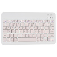 Teclado Inalámbrico con Panel Táctil, Recargable por USB-C, Retroiluminación LED, BT 5.0, Tamaño Completo para iPad 10.9, Tabletas Samsung y Xiaomi
