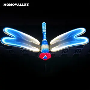 Momovalley动态蜻蜓发光二极管图案防水灯用运动和彩色照明提升花园氛围