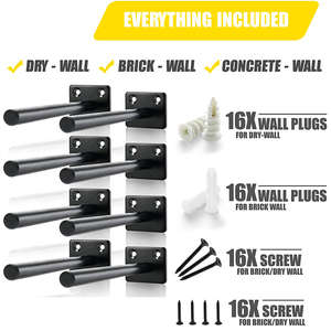 Kệ 6 "Kệ Gỗ Giấu <span class=keywords><strong>I</strong></span> Kim Loạ<span class=keywords><strong>i</strong></span> Thép Rắn Hỗ Trợ Mù Treo Tường Vô Hình Nổ<span class=keywords><strong>i</strong></span> Kệ Chân Đế Ẩn - Product Image 3