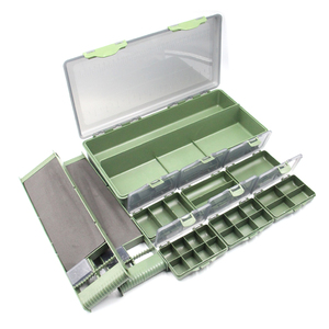 Selco Carp Fishing Tackle Organizer Plastic Fishing Accessories Rigid Fishing Custom Tackle Box