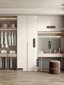 Produit très vendu : <span class=keywords><strong>Armoire</strong></span> au design moderne, dressing sur mesure en mélamine, pour chambre, appartement, villa <span class=keywords><strong>ou</strong></span> maison. - Product Image 3